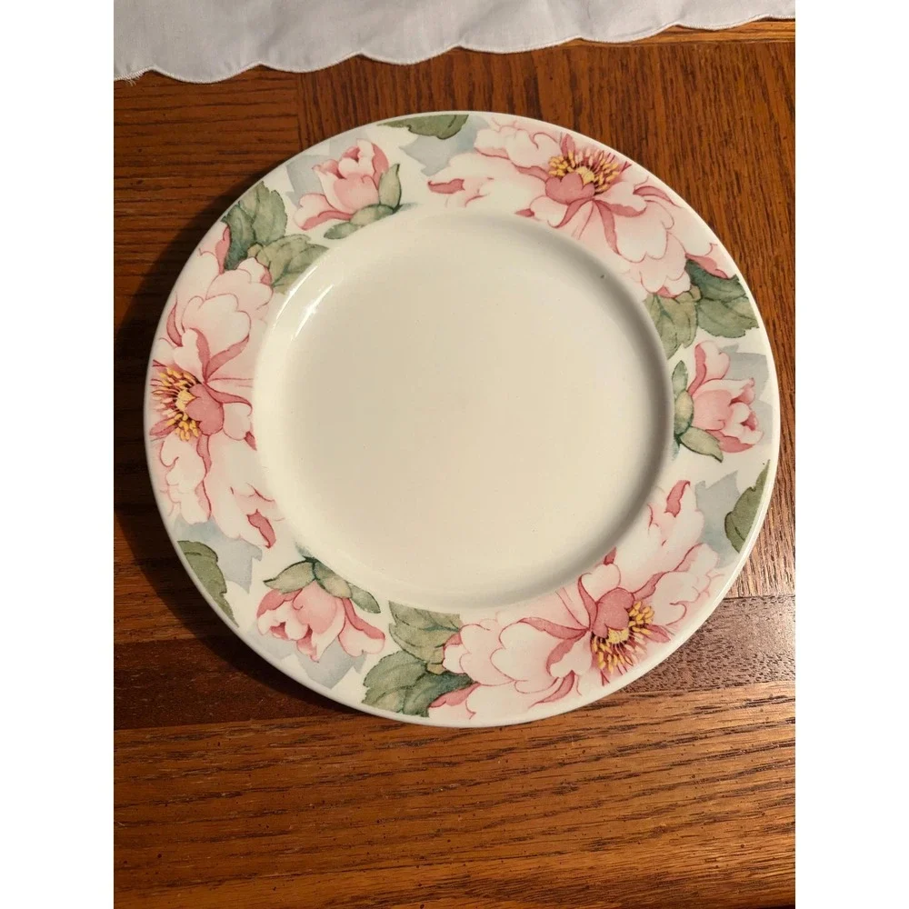 Johnson Brothers Katherine Plate‎ - Pink Magnolia Floral English Ironstone